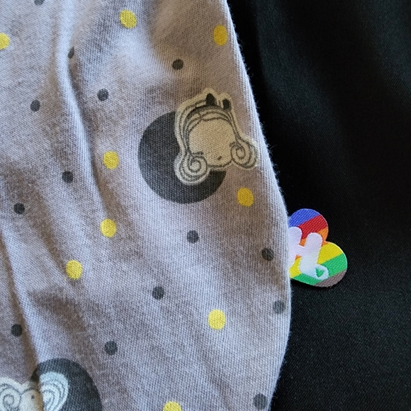 NWT - Harajuku Lovers by Gwen Stefani - Cap Sleeve Grey T-Shirt - Picture 5 of 9